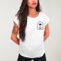 Women T-shirt White Spirit