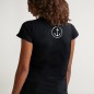 Camiseta de Mujer Negra Broken Skull