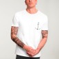 Men T-Shirt White Minimal Anchor