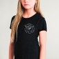 T-shirt Fille Noir Good Vibes