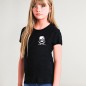 T-shirt Mädchen Schwarz Pirate Life