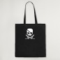 Borsa in cotone Nera Pirate Life