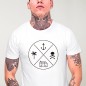 Men T-Shirt White Travel