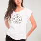 Camiseta de Mujer Blanca Travel