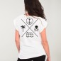 T-shirt Femme Blanc Travel