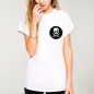 Camiseta de Mujer Blanca Pirate Life Cercle