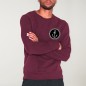 Men Sweatshirt Burgundy Salty Crew