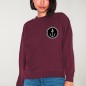 Women Sweatshirt Burgundy Salty Crew