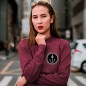 Women Sweatshirt Burgundy Salty Crew