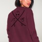 Sweatshirt Damen Burgunderrot Salty Crew