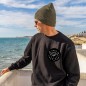 Men Sweatshirt Black Good Vibes