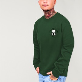 Men Sweatshirt Green Raid