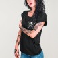 Women T-shirt Black Slab