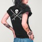 Women T-shirt Black Slab