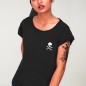 Camiseta de Mujer Negra Raid