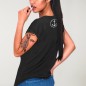 Camiseta de Mujer Negra Raid