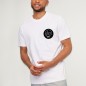 T-shirt Homme Blanc Wanderer Skull