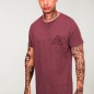 Men T-Shirt Burgundy Frontier