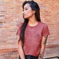 Unisex T-Shirt Burgundy Frontier