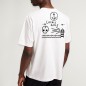 Men T-Shirt White Only Locals