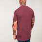 Men T-Shirt Burgundy Frontier