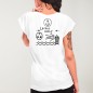 Women T-shirt White Only Locals