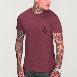 Men T-Shirt Burgundy Kalima