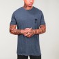 T-shirt Herren Blau Minimal Palm