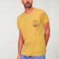 Camiseta de Hombre Mostaza Sunny Whale