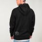 Men Hoodie with zipper Black Kalima