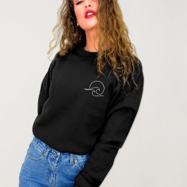 Sweat Femme Noir Deepwater