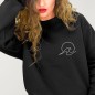 Sweatshirt Damen Schwarz Deepwater