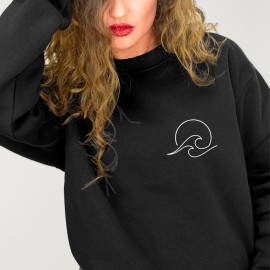 Sweat Femme Noir Deepwater