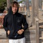 Men Hoodie Black Beach House