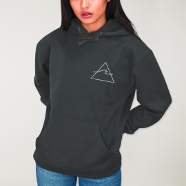 Women Hoodie Dark Lead Current