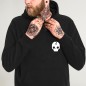 Men Hoodie Black Skull Crash