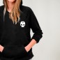 Hoodie Donna Nera Skull Crash