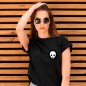 Women T-shirt Black Coco Surf Team