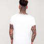 Men T-Shirt Open Neck White Oceanside