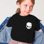 T-shirt Fille Noir Calavera